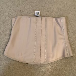 New Ann Michell High Compression Nude Latex waist Corset 2XL 42